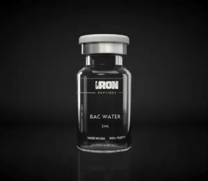 Bacteriostatic Water 3ml sterile vial by Iron Peptides