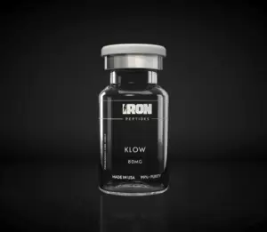 KLOW 80mg research peptide vial by Iron Peptides