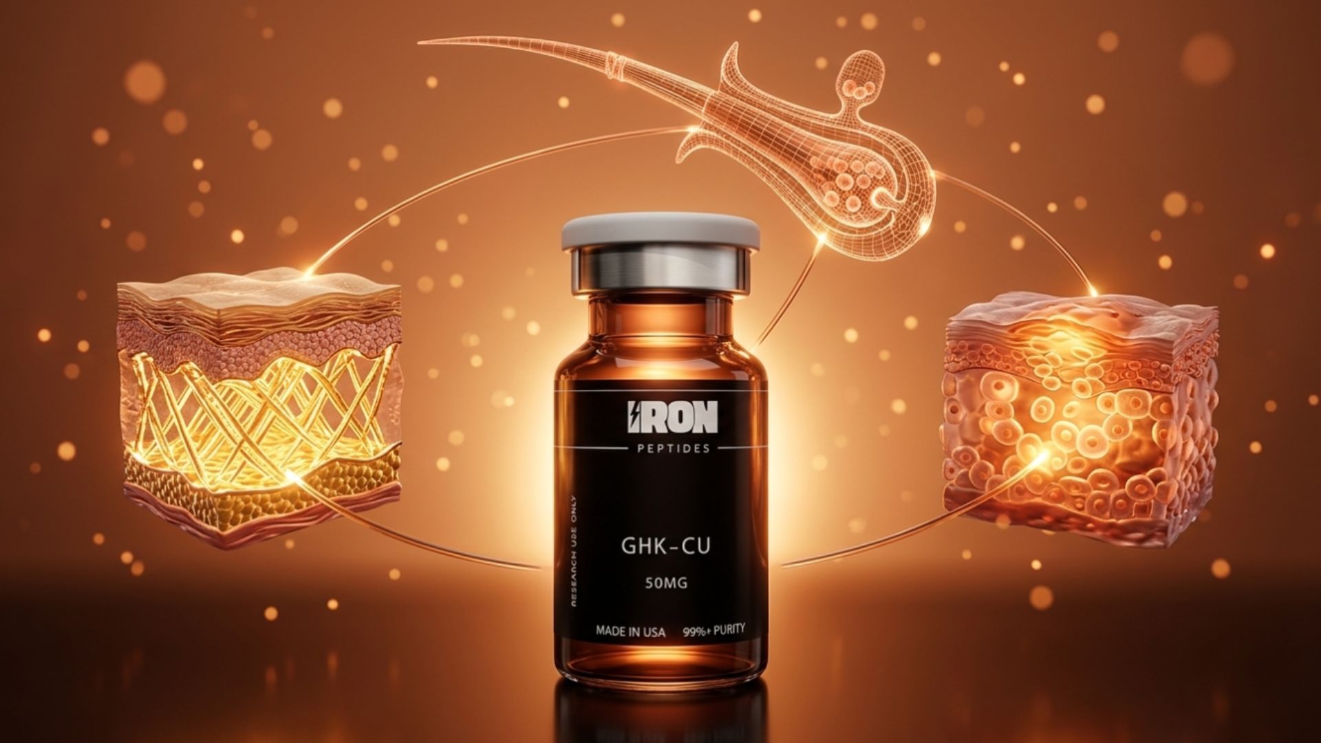 What does GHK-Cu peptide do for skin and repair