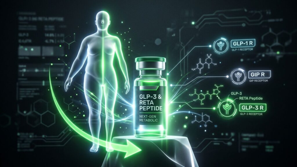 What is retatrutide and how the GLP-3 peptide works