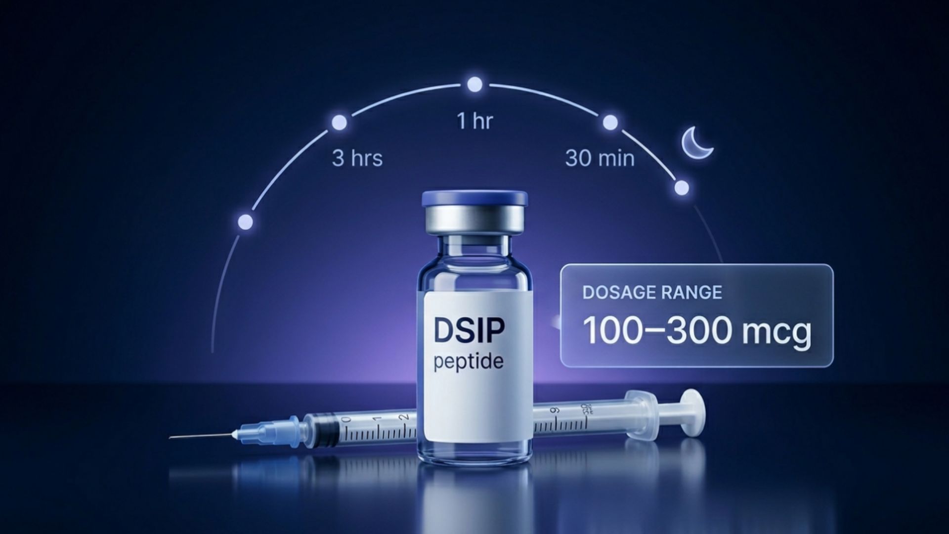 DSIP peptide dosage and sleep peptides protocol guide chart