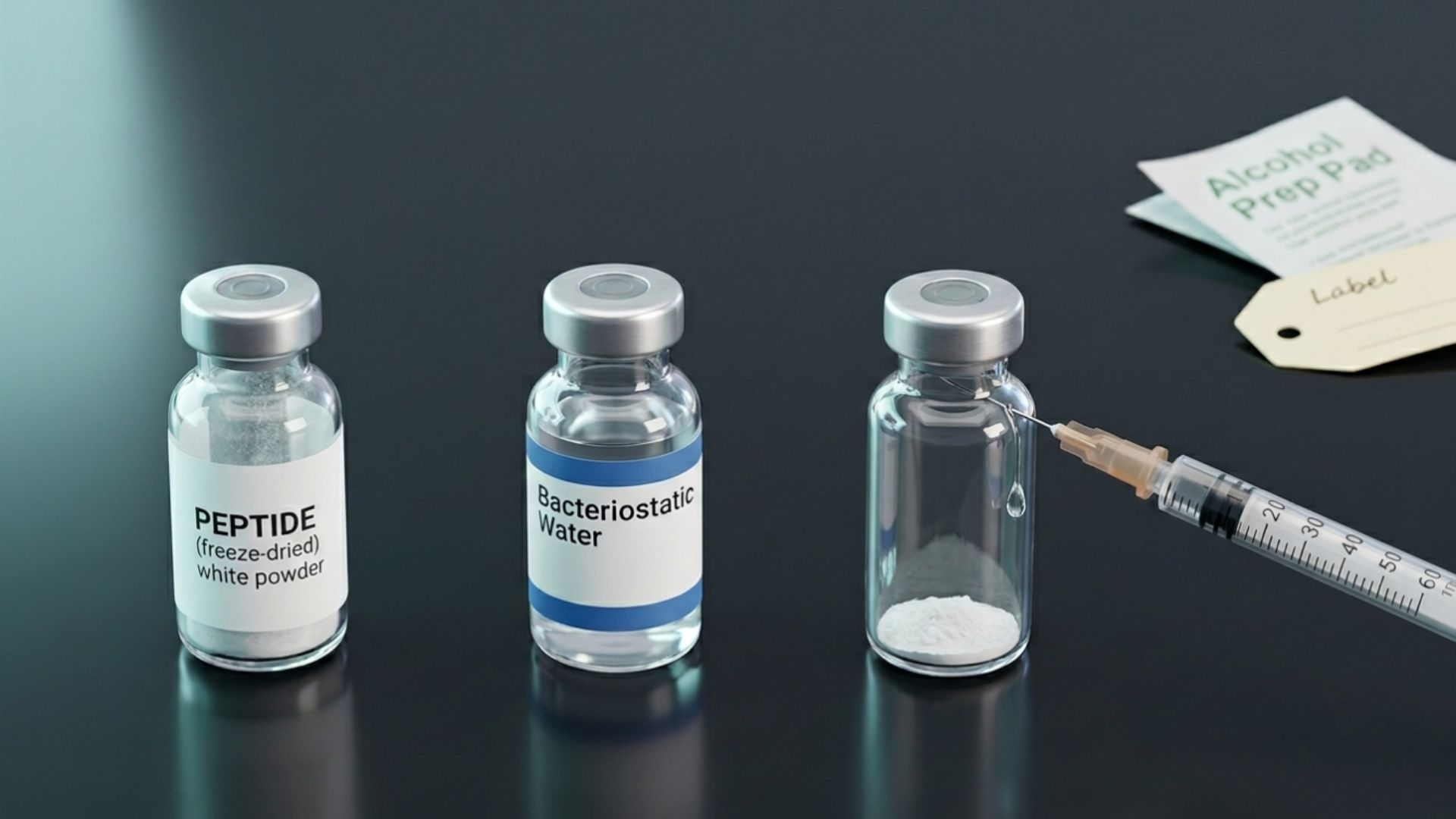 How to reconstitute peptides with bacteriostatic water guide