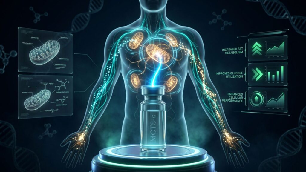 MOTS-c peptide supporting mitochondrial health and metabolism