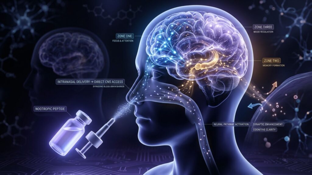 Nootropic peptides for focus and cognitive performance