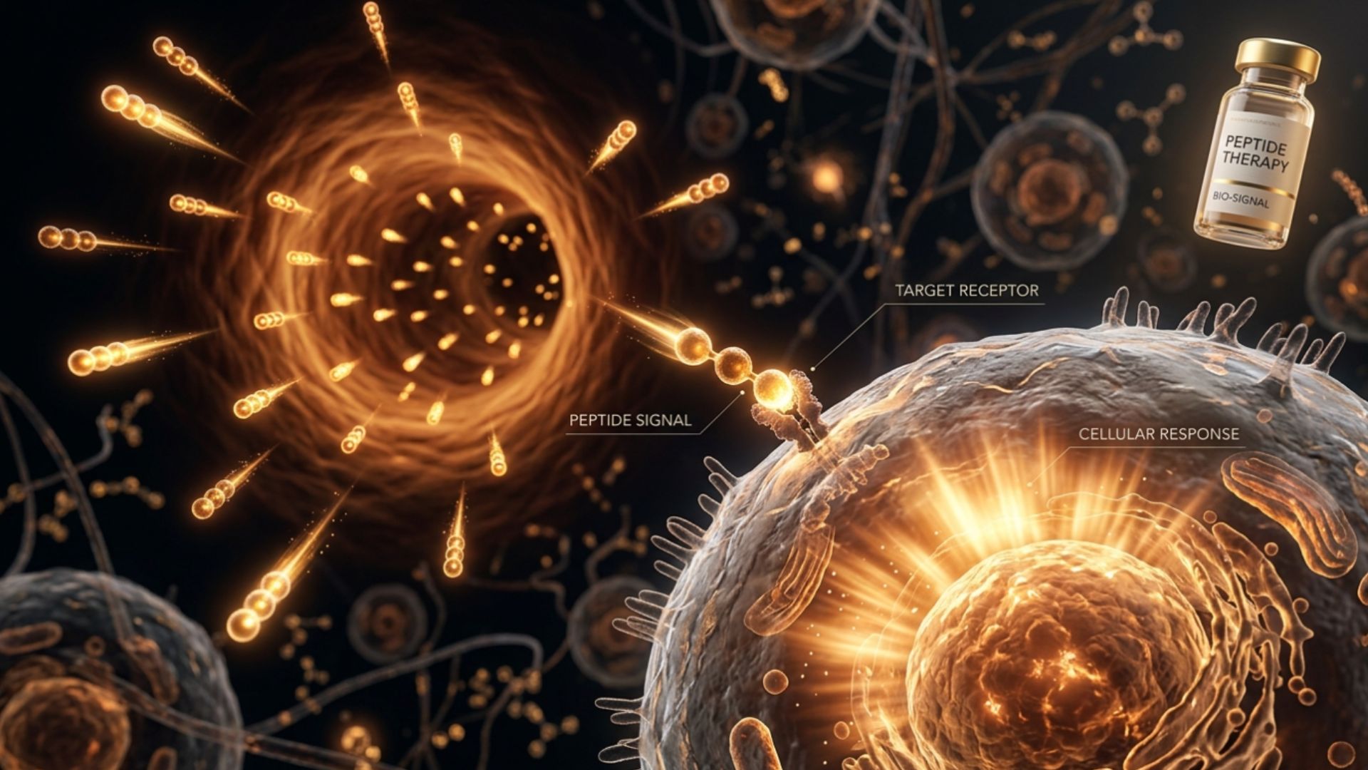 What are peptides and how do they work in the body