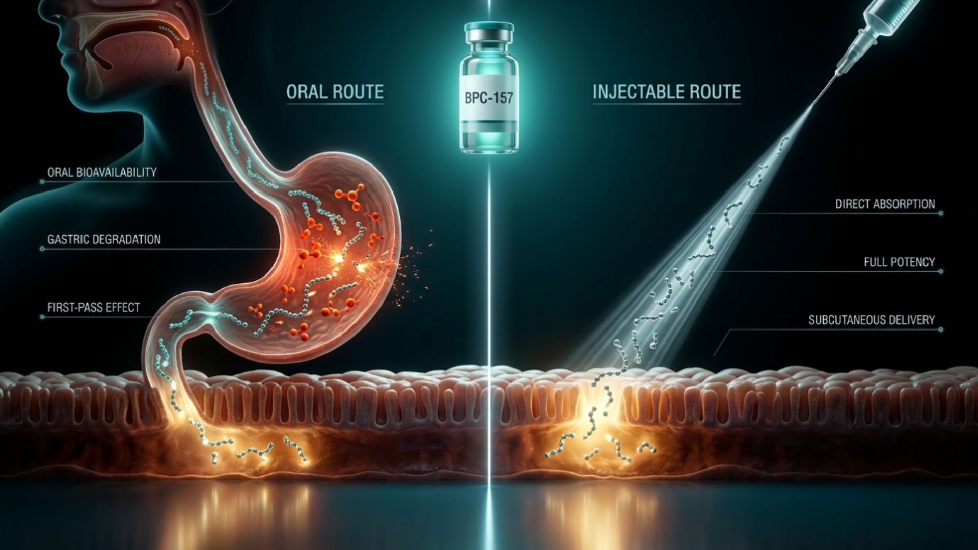 Peptides for gut health and intestinal repair research