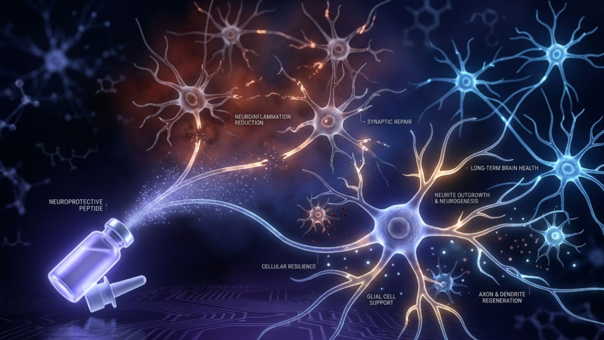 Brain peptides and cognitive function research