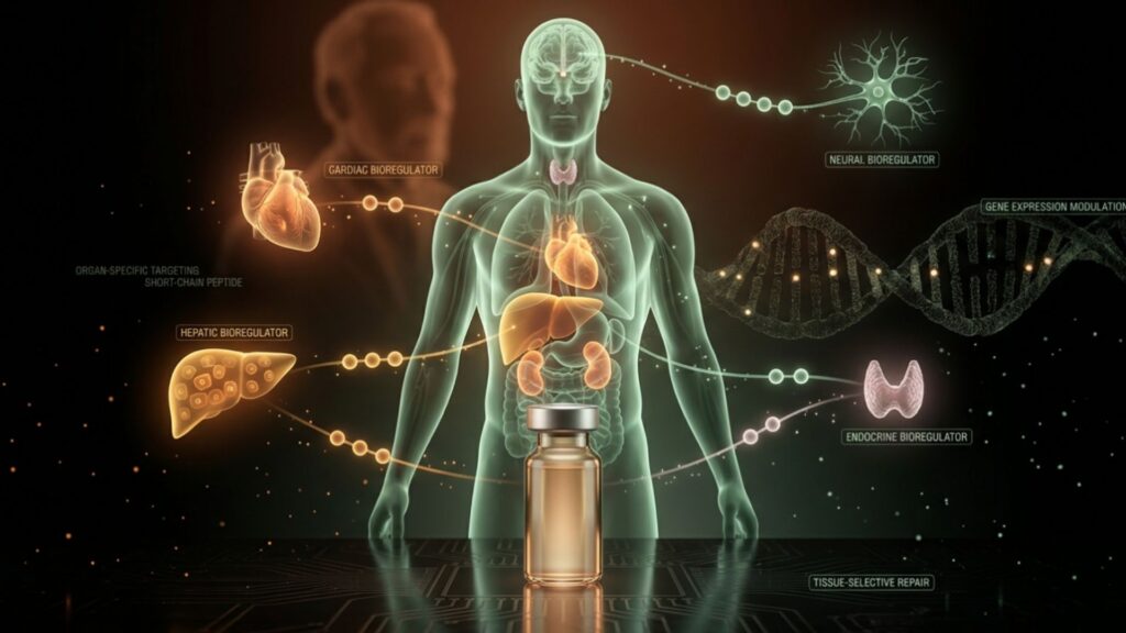 What are bioregulator peptides in Khavinson research