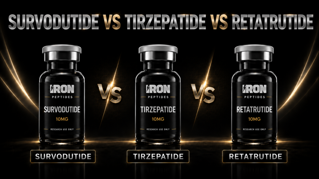 Survodutide vs Tirzepatide vs Retatrutide