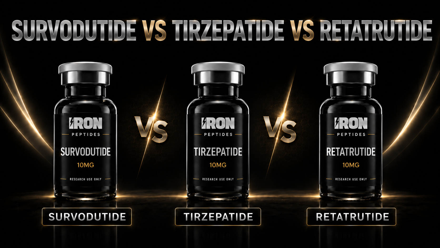 Survodutide vs Tirzepatide vs Retatrutide