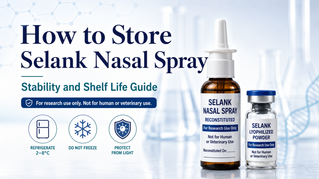 How to Store Selank Nasal Spray Stability and Shelf Life Guide