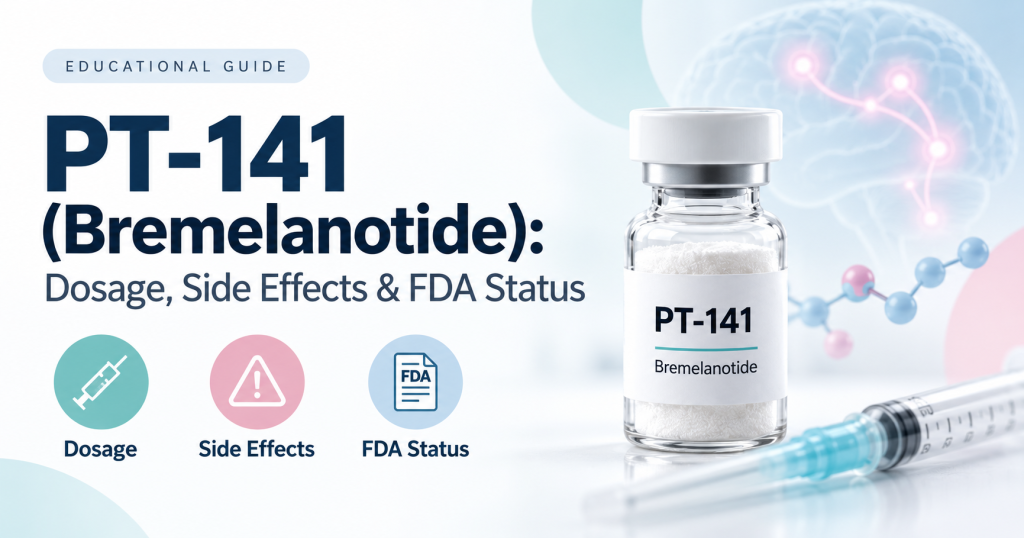 PT-141 (Bremelanotide): Dosage, Side Effects & FDA Status